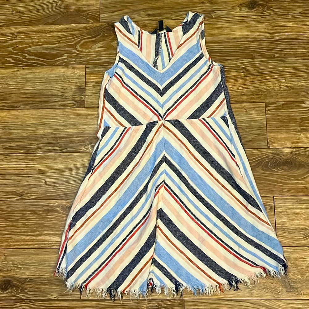 Red White and Blue Mini Tank Dress  XS